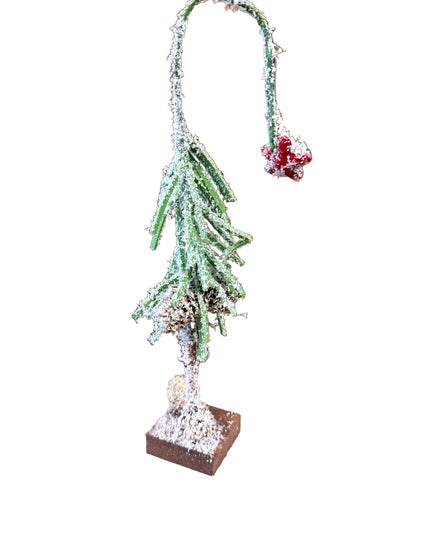 8" Snowy Shooting Star Tree