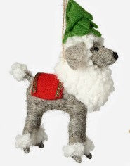 Wool Dog Ornament Assorted