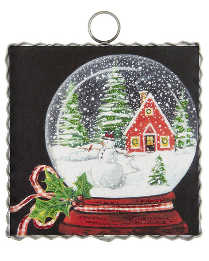 Mini Art Snow Globe