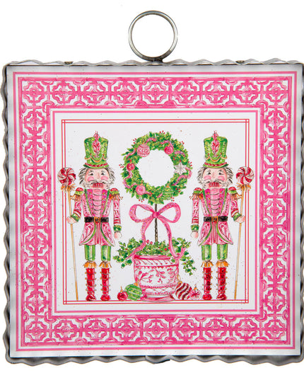 Mini Art Pink Nutcrackers