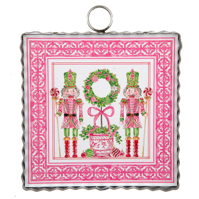 Mini Art Pink Nutcrackers