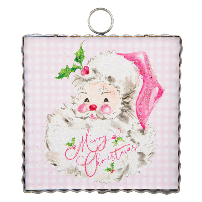 Mini Art Pink Santa