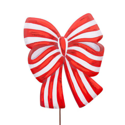 Red and White Bow