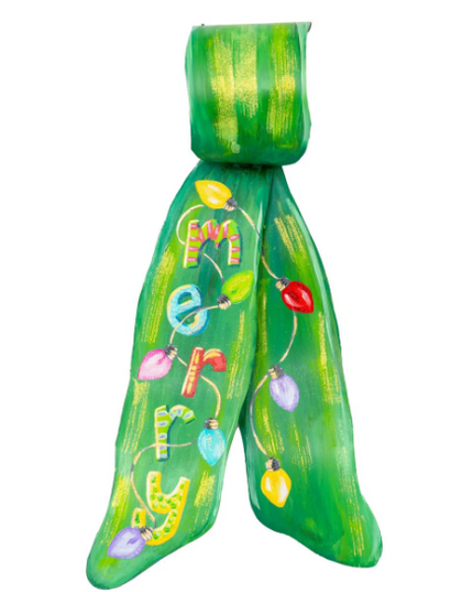 Merry & Bright Wreath Ribbon