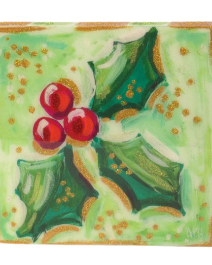 Resin Holly Bough