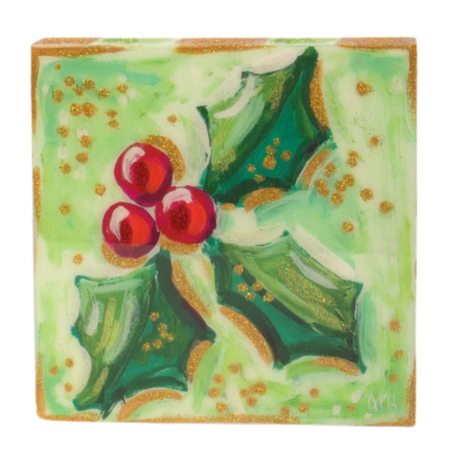 Resin Holly Bough