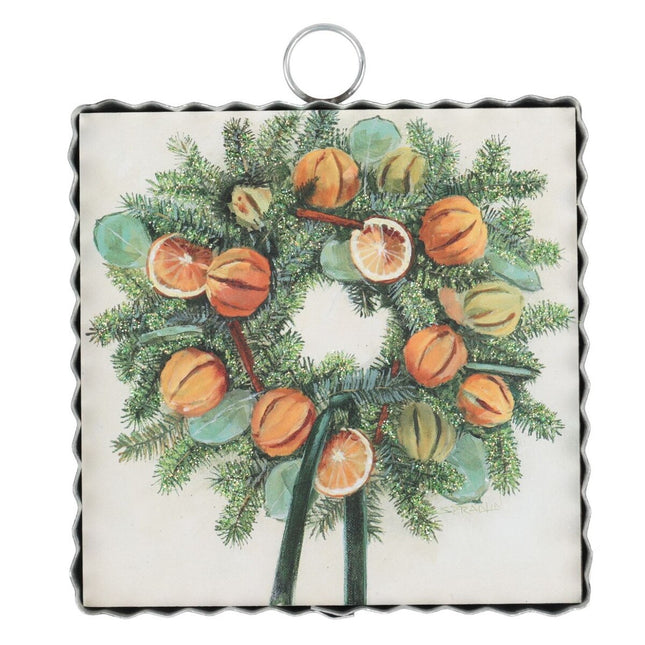Mini Art Orange Slice Wreath