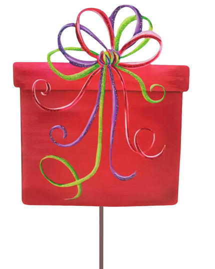 Merry & Bright Curly Ribbon Package