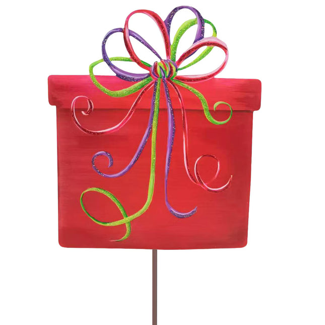 Merry & Bright Curly Ribbon Package