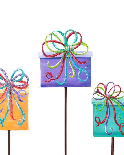 Mini Merry & Bright Curly Ribbon Packages
