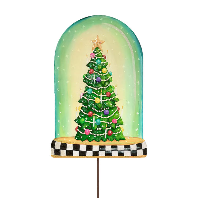 Merry & Bright Tree in Cloche