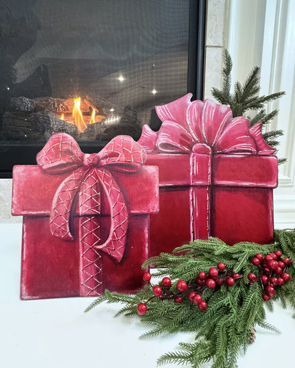 Burgundy Velvet Gift Boxes