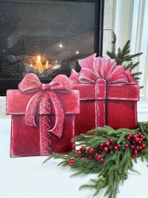 Burgundy Velvet Gift Boxes