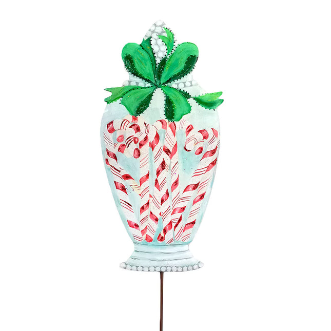 Candy Cane Apothecary Jar