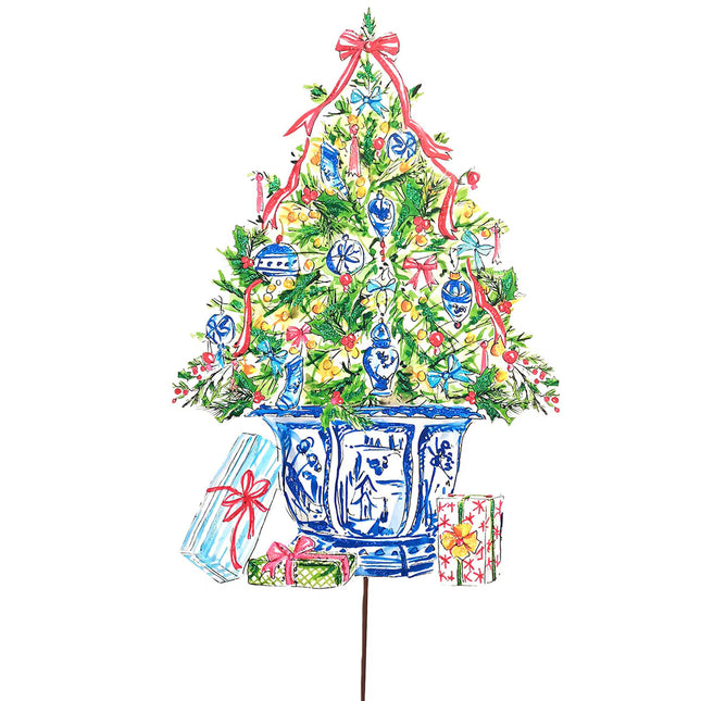 Chinoiserie Potted Tree