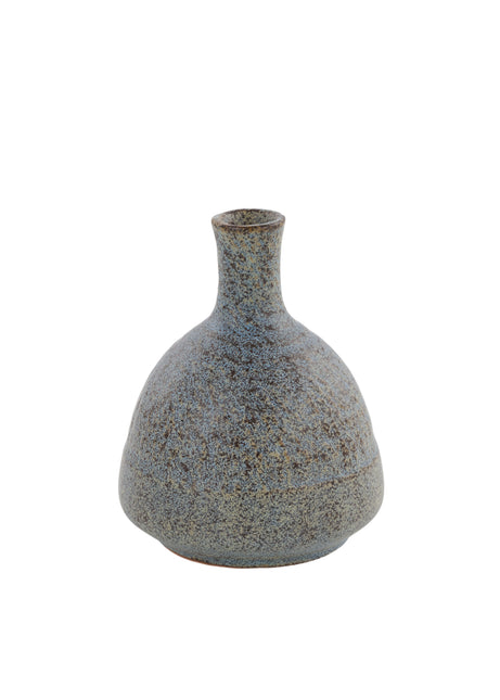 4.5" x 3.75" Blue Terracotta Vase