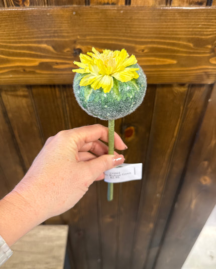 Faux Blooming Cactus Stems