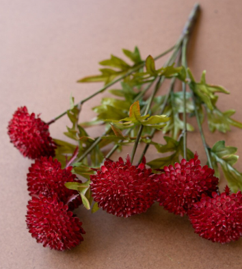 Bundle of 7 Artificial Ball Dahlias