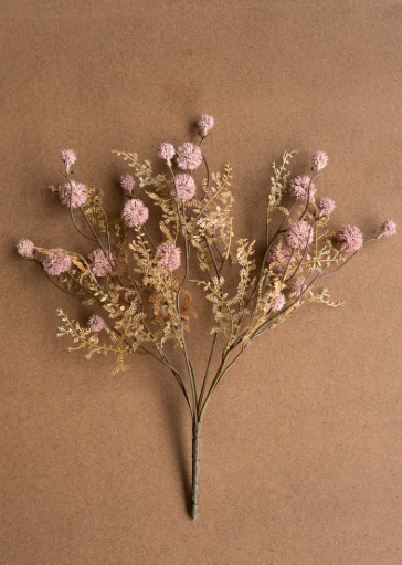 Artificial Pink Melaleuca Spray
