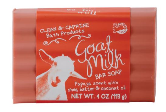 Goat Milk & Papaya 4oz Bar Soap