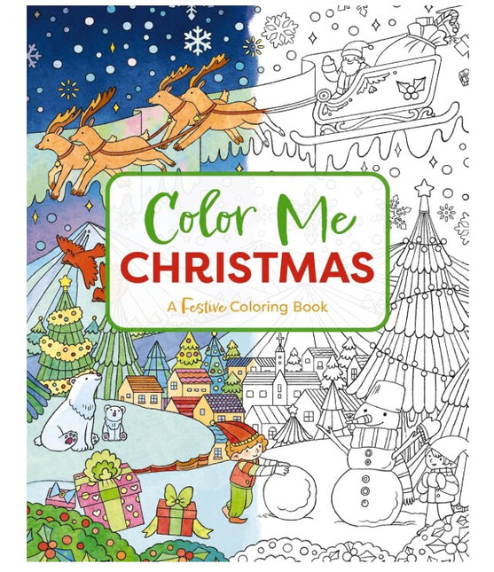 Color Me Christmas Book
