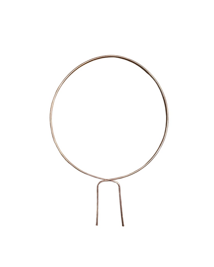 Copper Endless Circle Plant Trellis