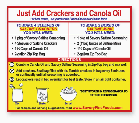 Savory Mix Party Crackers