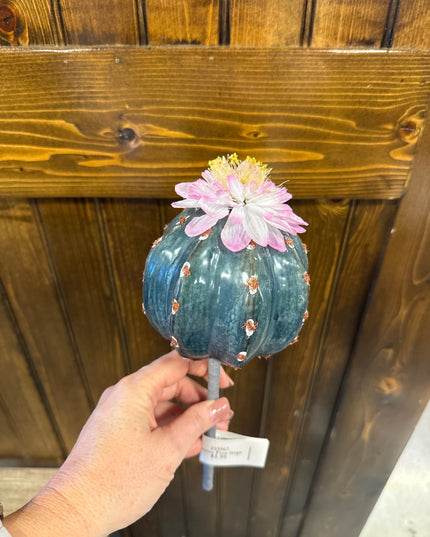 Faux Blooming Cactus Stems