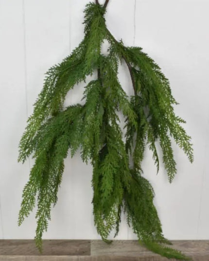 37" Seaginella Fresh Touch Cedar Tear Drop