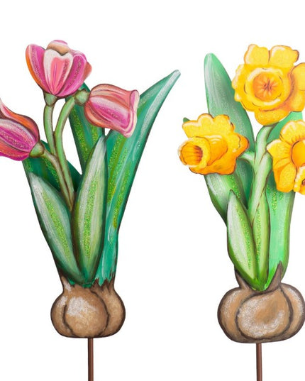Tulip or  Daffodil Bulbs Stake by The Round Top Collection