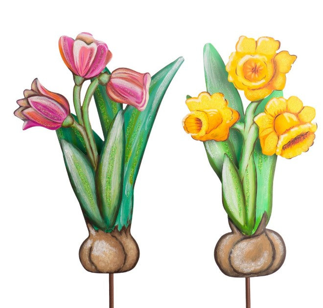Tulip or  Daffodil Bulbs Stake by The Round Top Collection