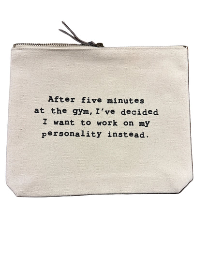 Ellembee Zipper Pouch After 5 Minutes at the Gym
