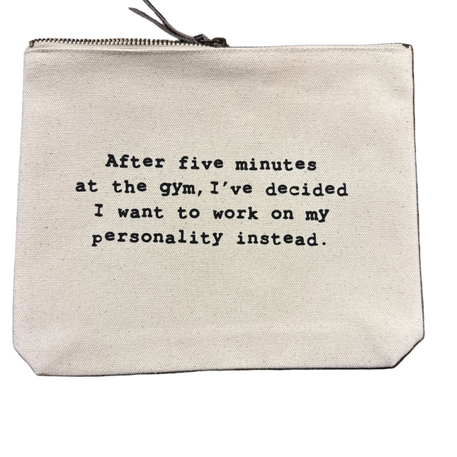 Ellembee Zipper Pouch After 5 Minutes at the Gym