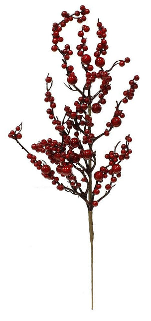 23" Waterproof Berry Spray Red