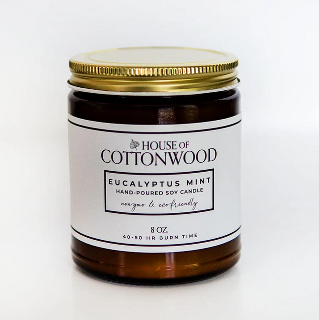 House of Cottonwood Soy Candle 8 oz.