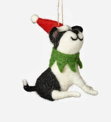 Wool Dog Ornament Assorted