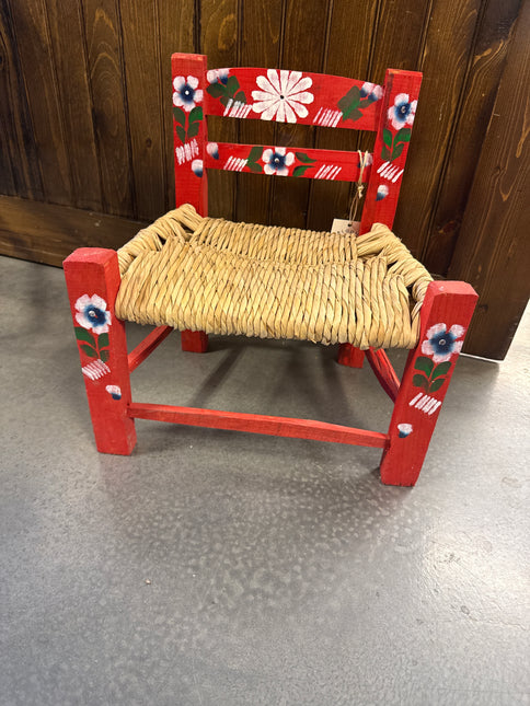 Handmade Tule Chair Red