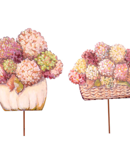 Fall Hydrangea Pumpkin Baskets