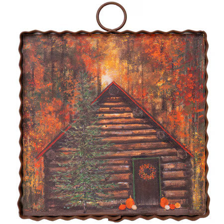 Mini Art Fall Cabin