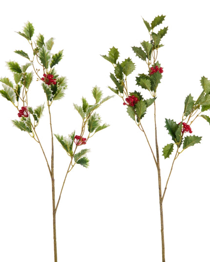 33" Holly Spray