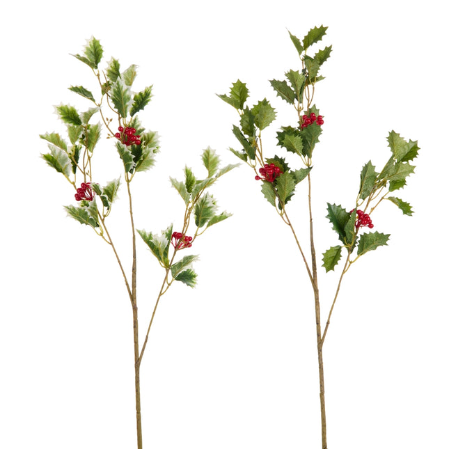 33" Holly Spray