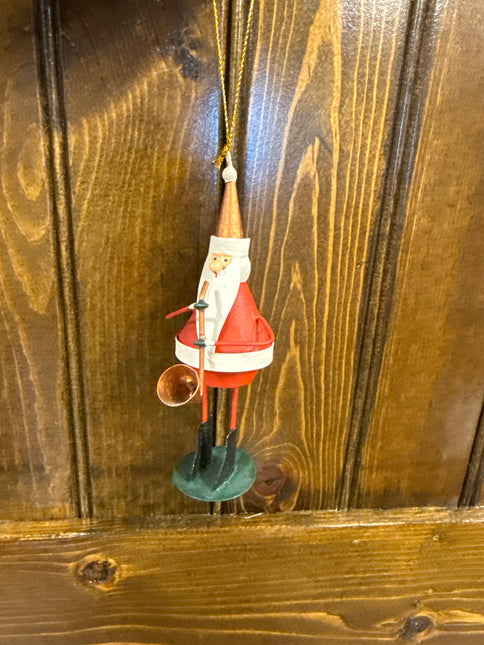 Musical Santa Ornament 5"