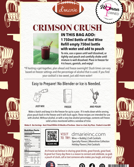 Crimson Crush Cocktail Slush Mix