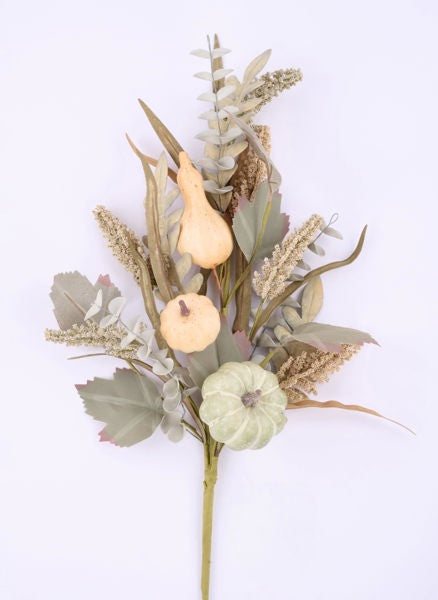 Pumpkin Gourd Spray Sage