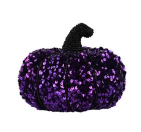 Purple Sequin Pumpkin