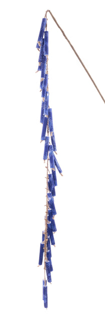 30"L Firecracker String Spray Navy/Tan