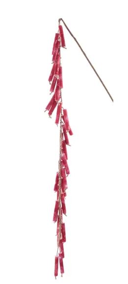 30" Firecracker String Red/Tan