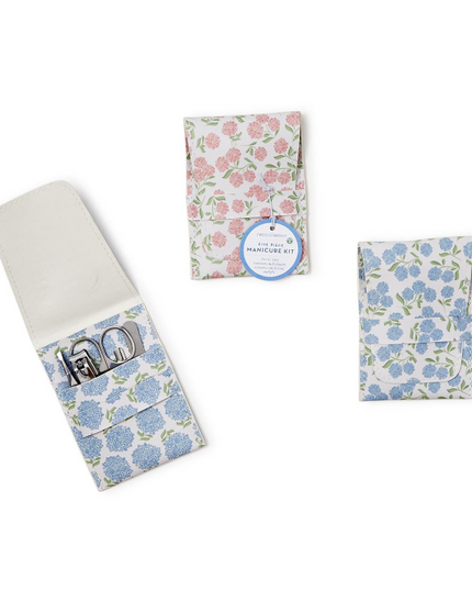 Hydrangea Print 5pc Manicure Set
