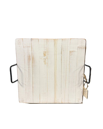 Wooden Riser Tray White