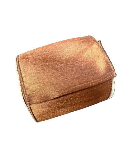 Ribbon Dupioni Chocolate 4"x10yd